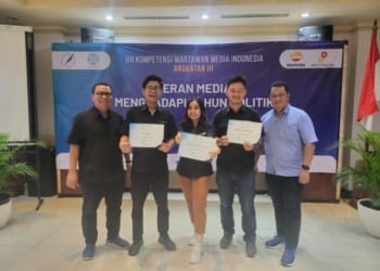 Jurnalis Lampung Post Peserta Terbaik Madya UKW Media Indonesia