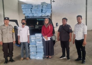 KPU Pesawaran Kembali Menerima Logistik Pemilu 2024