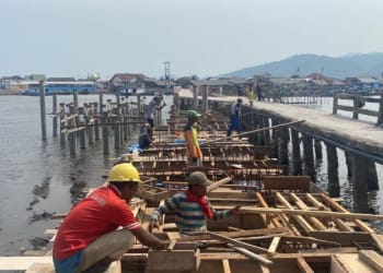 Pembangunan Jembatan Pulau Pasaran Telan Biaya Rp5 Miliar