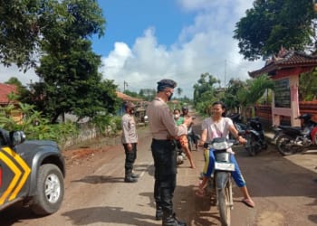 Polsek Banjit Patroli Kamtibmas di Wilayahnya