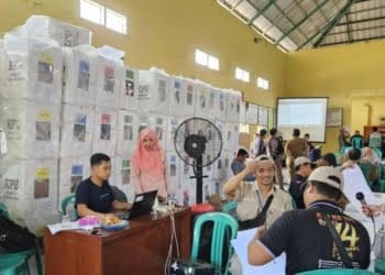 Perolehan Suara Real Count Lamteng Berfluktuasi   