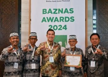 Bupati dan Baznas Pesawaran Raih Penghargaan Baznas Awards 2024