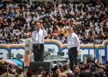 Kampanye Akbar di JIS Berakhir, Anies Minta Maaf atas Segala Kekurangan