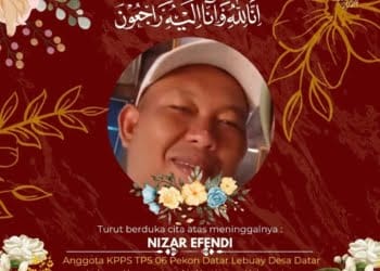 Diduga Kelelahan, Petugas KPPS Air Naningan Meninggal Dunia