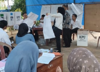 Pencoblosan di TPS 30 Kotabumi Diwarnai Protes, ini Penyebabnya