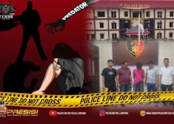 Polres Metro Tangkap Pelaku Asusila Asal Trimurjo