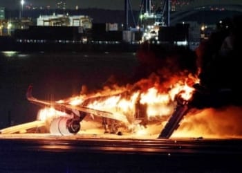 Tabrakan Pesawat di Bandara Haneda, 5 Penjaga Pantai Jepang Tewas