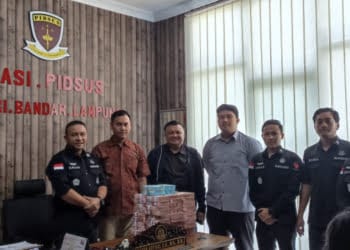 Terpidana Korupsi PBJ di Radin Inten II Kembalikan Kerugian Negara