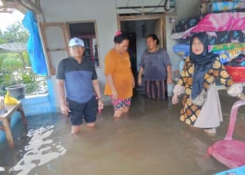 Warga Terdampak Banjir di Tulangbawang Butuh Bantuan Air Bersih dan Obat