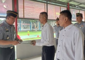2 Narapidana Narkotika Bandar Lampung Terima Remisi Nyepi