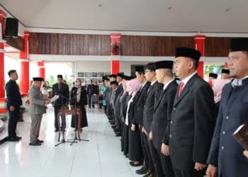 Sejumlah Pejabat Pemkab Lamsel Digeser, 5 Plt Kadis Resmi Definitif