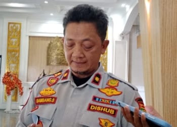 Kepala Dinas Perhubungan Provinsi Lampung, Bambang Sumbogo. (Foto: Lampost.co/Silvia Agustina)