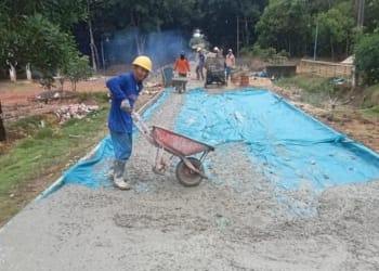 Desa Berasan Makmur Mulai Garap Infrastruktur