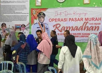 Pemkot Bandar Lampung Menggelar Pasar Murah