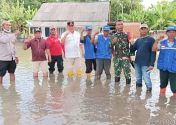 Banjir di Tulangbawang Rendam Dua Kecamatan