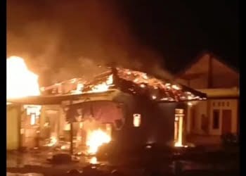 Kebakaran Jelang Sahur di Rumah Warga Panaragan Jaya