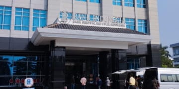Kantor Perwakilan Bank Indonesia (BI) Provinsi Lampung.(Lampost.co/Deta Citrawan)
