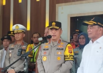 Kapolda Lampung, Irjen Pol Helmy Santika saat menyampaikan keterangannya. Dok