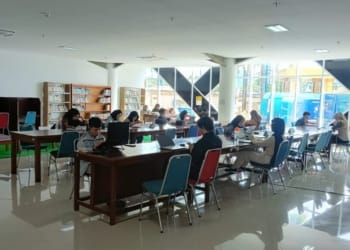 Suasana Perpustakaan Daerah Lampung