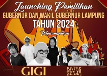GIGI Ramaikan Launching Pemilihan Gubernur dan Wakil Gubernur Lampung