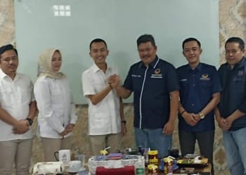 Pertemuan Gerindra dan NasDem di kantor DPC Partai Gerindra. Dok. NasDem