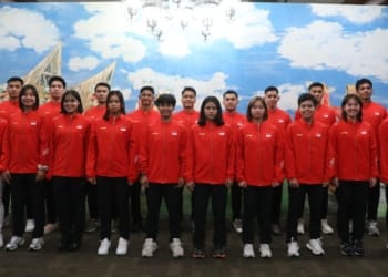 Tim Thomas dan Uber Indonesia. Dok/PBSI