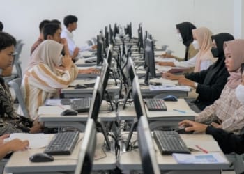 766 Peserta Ikuti Pelaksanaan UTBK Hari Pertama di Itera