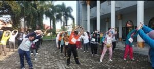 Ratusan Jemaah Calon Haji Pesawaran Tes Kebugaran dan Vaksin