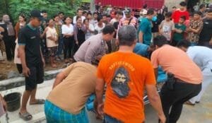 Warga Lamteng Tewas Terlindas Truk di Jalan Provinsi