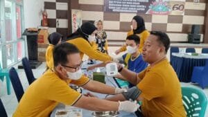 Penghuni Lapas Rajabasa Terima Penyuluhan dan Pemeriksaan Kesehatan