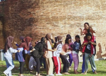 pertunjukan sekolah seni Tubaba 2024. ANTARA/HO