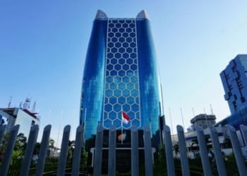 Gedung Kementerian BUMN, Jakarta.(MI/ADI MAULANA IBRAHIM)