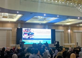 Kantor Perwakilan Bank Indonesia (BI) Provinsi Lampung merayakan World Book Day dengan menggelar talkshow gerakan literasi di Swissbell Hotel, Rabu, 29 Mei 2024. Lampost.co/Umar