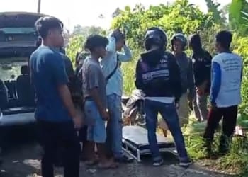 Pengunjung wisata Bukit Embun, Pekon Sedampah Indah, Kecamatan Balik Bukit, Lampung Barat asal Krui alami kecelakaan, satu meninggal dan satu luka serius, Minggu 19 Mei 2024. Dok/warga