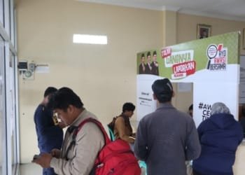 Calon pelamar Panwaslu Pilkada tingkat Pekon dan Kelurahan di Lampung Barat, Senin, 20 Mei 2024. Lampost.co/Eliyah