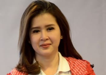 Wakil Ketua Dewan Pembina Partai Solidaritas Indonesia (PSI) Grace Natalie(MI / Susanto)