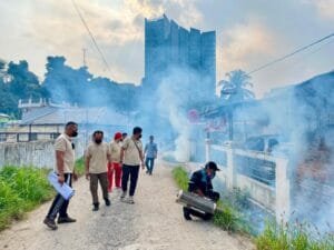 Cegah DBD, Novotel Lampung Lakukan Fogging untuk Warga