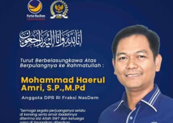 Sekjen CP NasDem Tutup Usia
