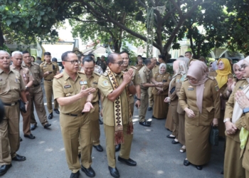 Peninjauan PPDB di SMA Negeri 2 Bandar Lampung, Senin, 24 Juni 2024. Adpim