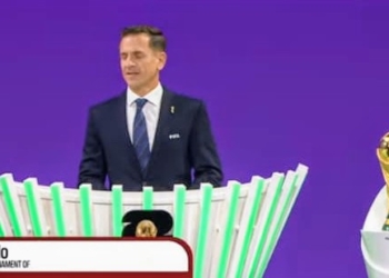 Pengundian (drawing) Kualifikasi Piala Dunia 2026 zona Asia. Tangkapan layar Youtube AFC