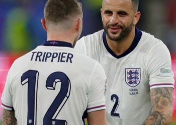 Kieran Trippier dan Kyle Walker