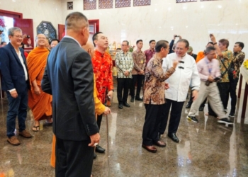 Peresmian Klenteng Cit Seng Bio, Bandar Lampung, Jumat, 28 Juni 2024. Lampost.co