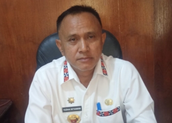 Sejumlah hewan kurban di Lampung Barat terjangkit cacing hati. Kepala Dinas Perkebunan dan Peternakan Lambar Yudha Setiawan. Lampost.co/Eliyah