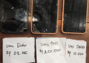 Dua Pelaku Judi Online di Lepau Tuak Dibekuk di Lamteng