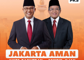 Bakal pasangan calon gubernur dan wakil gubernur DKI Jakarta Anies Baswedan - Sohibul Iman. Dok PKS