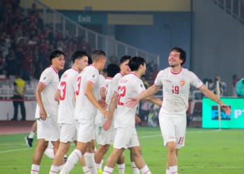 selebrasi pemain timnas