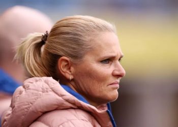 Pelatih Timnas wanita Inggris, Sarina Wiegman. Getty Images