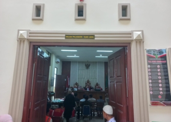 terdakwa penyerobotan lahan