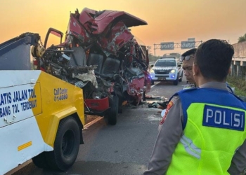 kecelakaan maut di tol