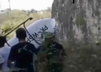 Helikopter terjatuh dari helipad GWK, Badung, Bali (Dok/Antara)